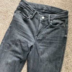 All Saints black skinny jeans
